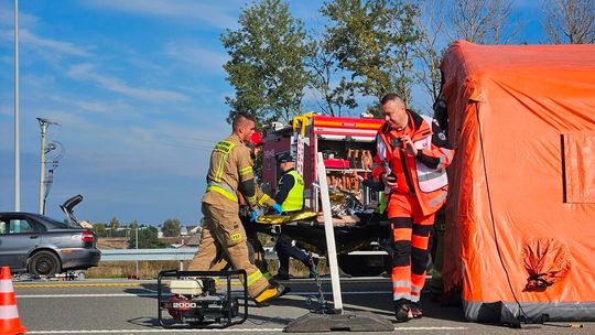 Ratowali poszkodowanych jadących autokarem. Zobaczcie symulację wypadku masowego [ZDJĘCIA]