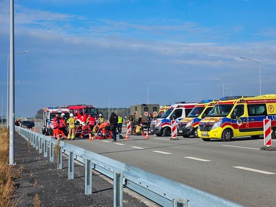 Ratowali poszkodowanych jadących autokarem. Zobaczcie symulację wypadku masowego [ZDJĘCIA]