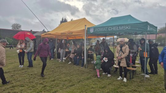 Hubertus w Horodyszczu po raz trzeci. Była gonitwa za lisem i zawody z konikami na patykach [GALERIA ZDJĘĆ]