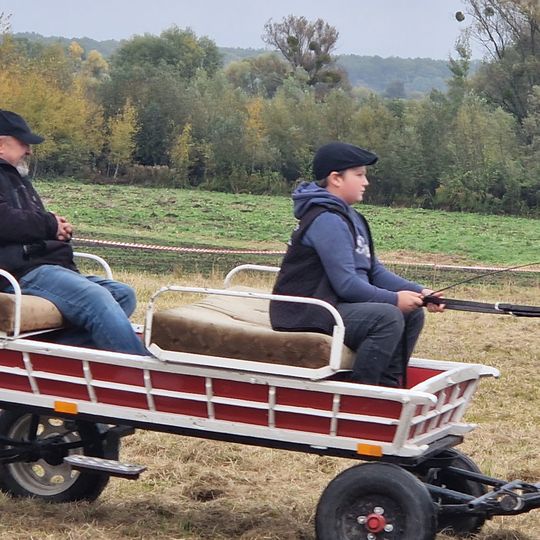 Hubertus w Horodyszczu po raz trzeci. Była gonitwa za lisem i zawody z konikami na patykach [GALERIA ZDJĘĆ]