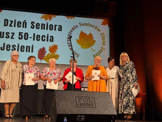 Jubileusz 50-lecia Stowarzyszenia Seniorów „Złota Jesień” we Włodawie Jubileusz 50-lecia Stowarzyszenia Seniorów „Złota Jesień” we Włodawie