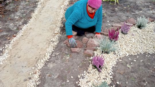 Zagospodarowanie terenu i wiat przystankowych w Majdanie Ostrowskim