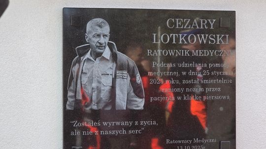 Upamiętnili zamordowanego ratownika medycznego [ZDJĘCIA]