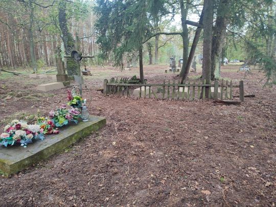 Pow. włodawski. Porządkowali cmentarze w Żdżarce i Lucie