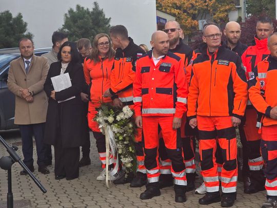 Upamiętnili zamordowanego ratownika medycznego [FILM, ZDJĘCIA]