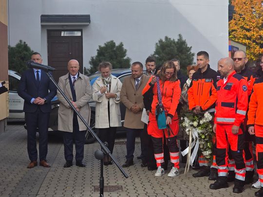 Upamiętnili zamordowanego ratownika medycznego [FILM, ZDJĘCIA]