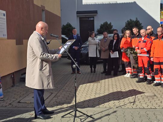 Upamiętnili zamordowanego ratownika medycznego [FILM, ZDJĘCIA]