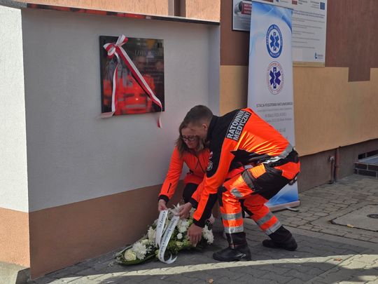 Upamiętnili zamordowanego ratownika medycznego [FILM, ZDJĘCIA]