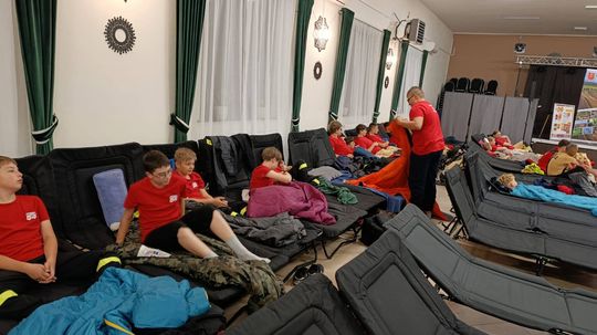 Gm. Kraśniczyn. „Noc w remizie” – młodzi strażacy w akcji [GALERIA ZDJĘĆ] 