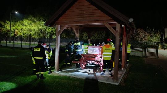 Gm. Kraśniczyn. „Noc w remizie” – młodzi strażacy w akcji [GALERIA ZDJĘĆ] 