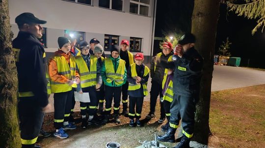 Gm. Kraśniczyn. „Noc w remizie” – młodzi strażacy w akcji [GALERIA ZDJĘĆ] 