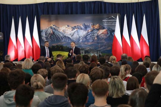 Debata z Karolem Nawrockim [ZDJĘCIA]