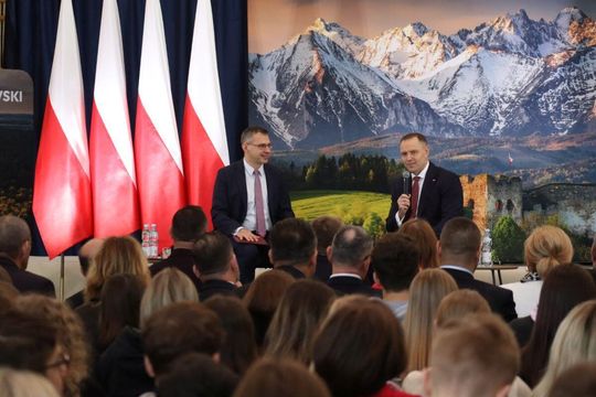 Debata z Karolem Nawrockim [ZDJĘCIA]