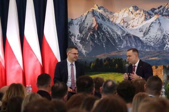 Debata z Karolem Nawrockim [ZDJĘCIA]