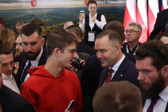 Karol Nawrocki w Tomaszowie Lubelskim [ZDJĘCIA]