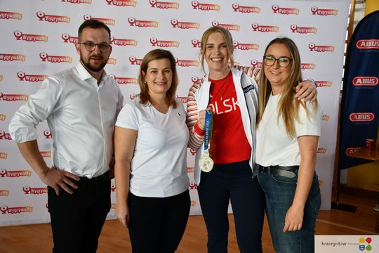 Mistrzyni olimpijska w wioślarstwie Agnieszka Kobus-Zawojska odwiedziła Krasnystaw! [ZDJĘCIA]