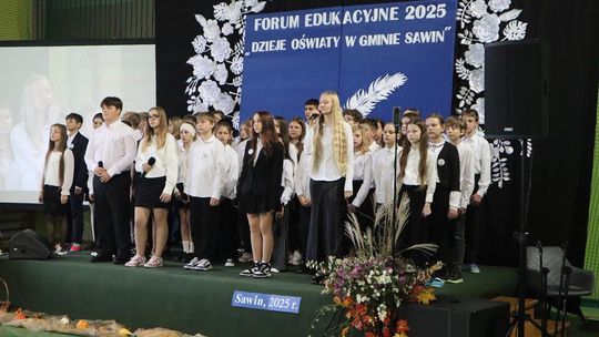 Forum Edukacyjne „Dzieje Oświaty w Gminie Sawin” [GALERIA ZDJĘĆ]