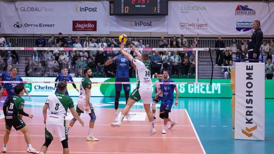 Siatkarze InPostu ChKS Chełm  3:2 (14:25, 25:22, 25:22, 8:25, 15:13) pokonali Cuprum Stilon Gorzów.
