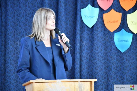 Krasnystaw. Pasowanie pierwszoklasistów w „Jedynce” [GALERIA ZDJĘĆ]