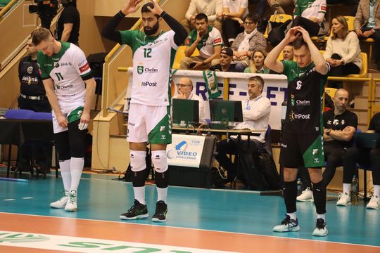 Chełm. Mecz InPost CHKS CHEŁM z PGE GiEK Skrą Bełchatów - goście wygrywają 3:0 [GALERIA ZDJĘĆ]