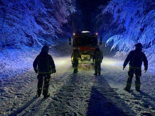 Atak zimy na Zamojszczyźnie. Dziesiątki interwencji straży [ZDJĘCIA]