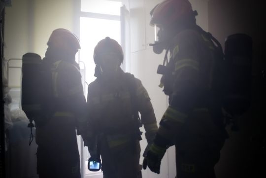 Pożar w Krasnostawskim Szpitalu! To na szczęście tylko ćwiczenia [GALERIA ZDJĘĆ] 