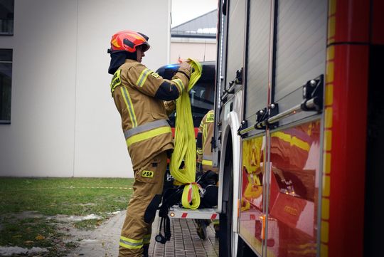 Pożar w Krasnostawskim Szpitalu! To na szczęście tylko ćwiczenia [GALERIA ZDJĘĆ] 