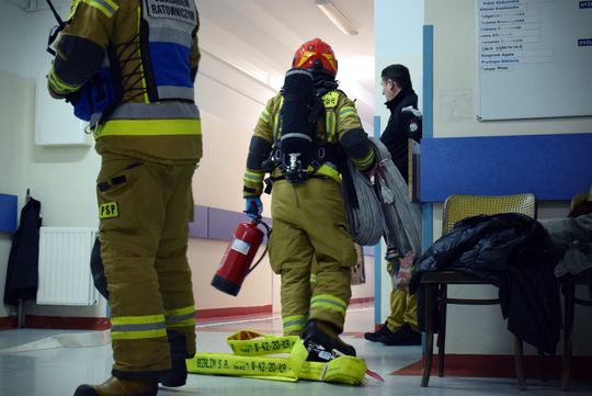 Pożar w Krasnostawskim Szpitalu! To na szczęście tylko ćwiczenia [GALERIA ZDJĘĆ] 