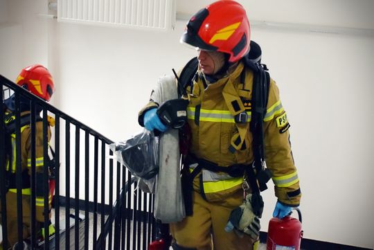 Pożar w Krasnostawskim Szpitalu! To na szczęście tylko ćwiczenia [GALERIA ZDJĘĆ] 