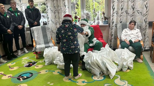 Biało-Zielony Mikołaj w mieszkaniach treningowych w Chełmie [GALERIA ZDJĘĆ]