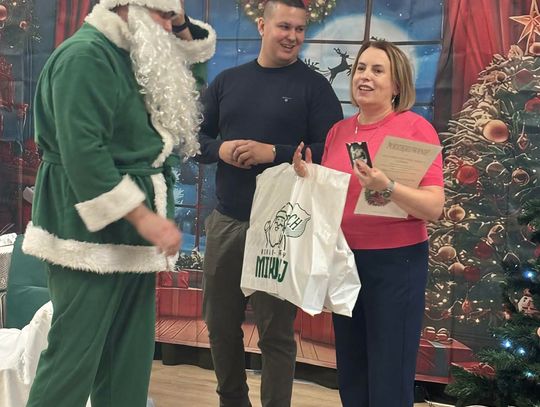 Biało-Zielony Mikołaj Fanatyków Chełmianki w Dorohusku [GALERIA ZDJĘĆ]