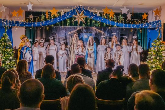 „Cud grudniowej nocy” w Starych Depułtyczach. Młodzi artyści zachwycili! [GALERIA ZDJĘĆ]