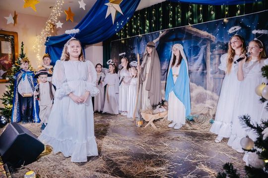 „Cud grudniowej nocy” w Starych Depułtyczach. Młodzi artyści zachwycili! [GALERIA ZDJĘĆ]