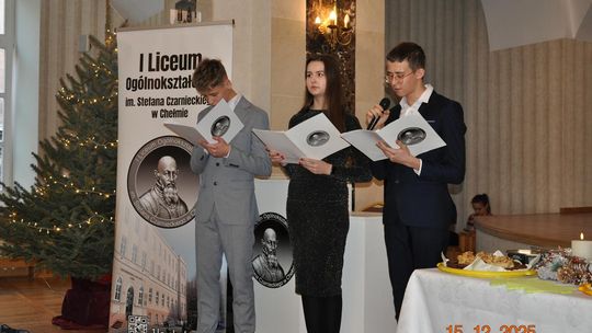 Spotkania wigilijne w I Liceum Ogólnokształcącym w Chełmie [GALERIA ZDJĘĆ]