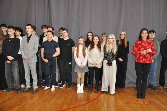 Spotkania wigilijne w I Liceum Ogólnokształcącym w Chełmie [GALERIA ZDJĘĆ]
