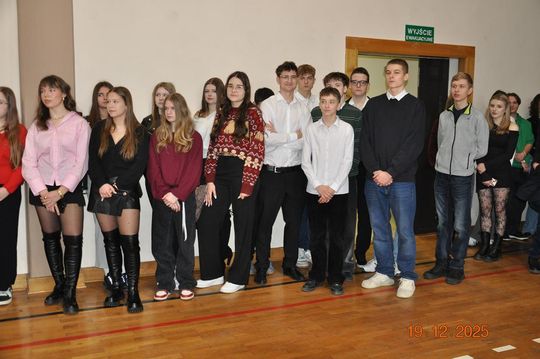 Spotkania wigilijne w I Liceum Ogólnokształcącym w Chełmie [GALERIA ZDJĘĆ]