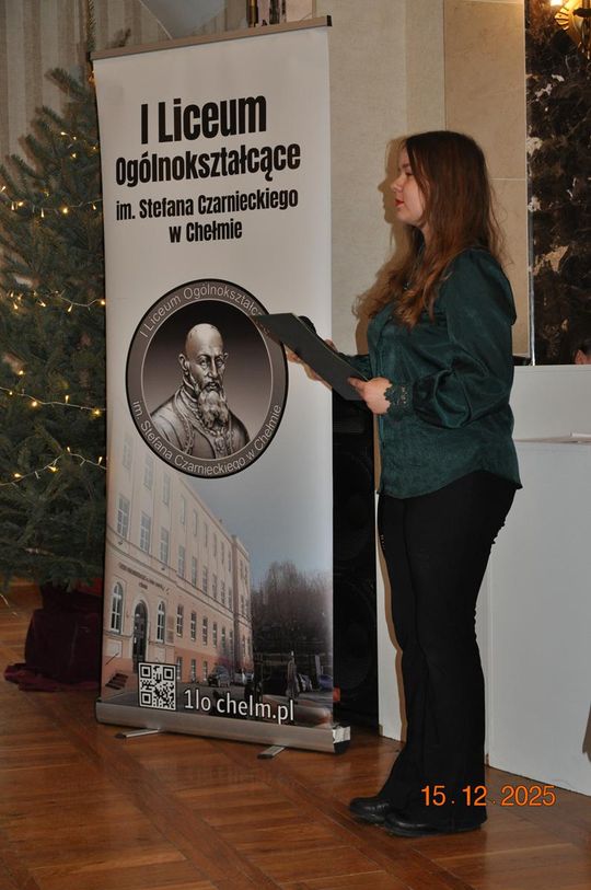 Spotkania wigilijne w I Liceum Ogólnokształcącym w Chełmie [GALERIA ZDJĘĆ]