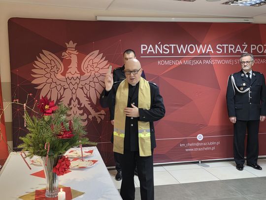 Spotkanie wigilijne u chełmskich strażaków [GALERIA ZDJĘĆ]