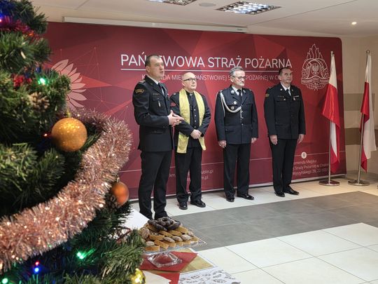 Spotkanie wigilijne u chełmskich strażaków [GALERIA ZDJĘĆ]