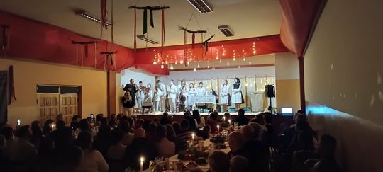 Wesoła kolęda w Gminnym Ośrodku Kultury i Sportu w Hannie [GALERIA ZDJĘĆ]