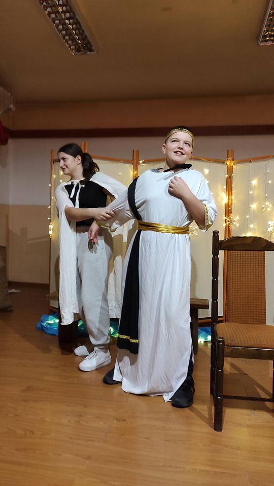 Wesoła kolęda w Gminnym Ośrodku Kultury i Sportu w Hannie [GALERIA ZDJĘĆ]