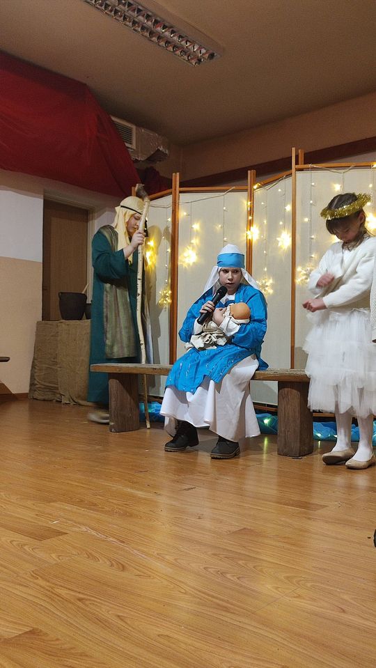 Wesoła kolęda w Gminnym Ośrodku Kultury i Sportu w Hannie [GALERIA ZDJĘĆ]