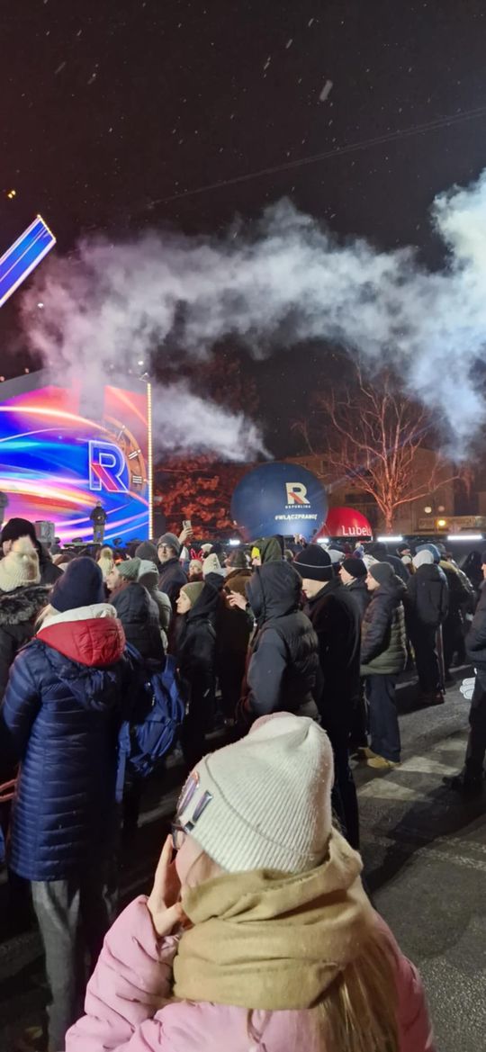 Wystrzałowy Sylwester z TV Republika 2025 w Chełmie [GALERIA ZDJĘĆ]