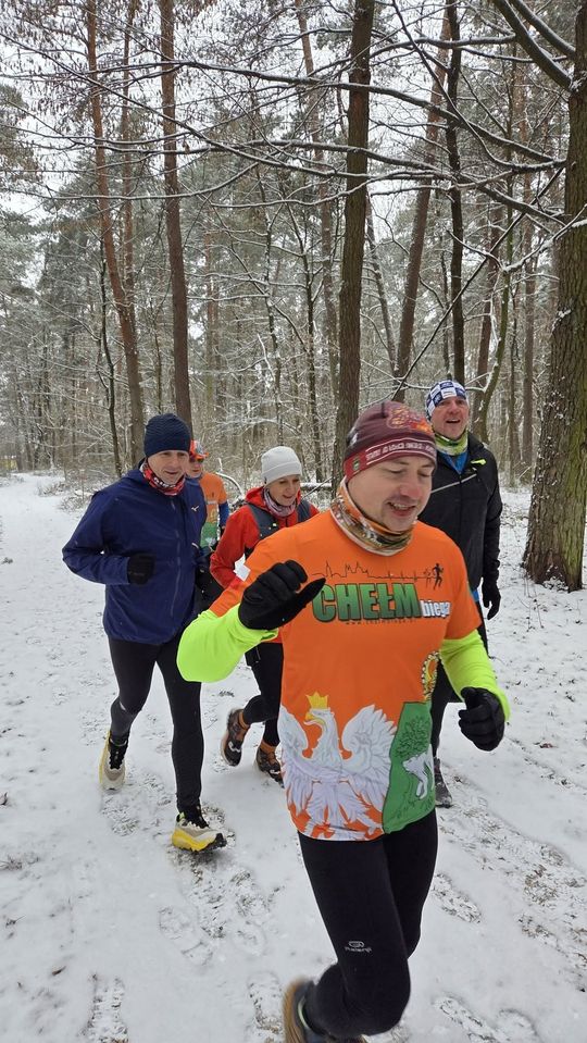 Biegacze z Chełma przywitali 2026 rok na sportowo [GALERIA ZDJĘĆ]