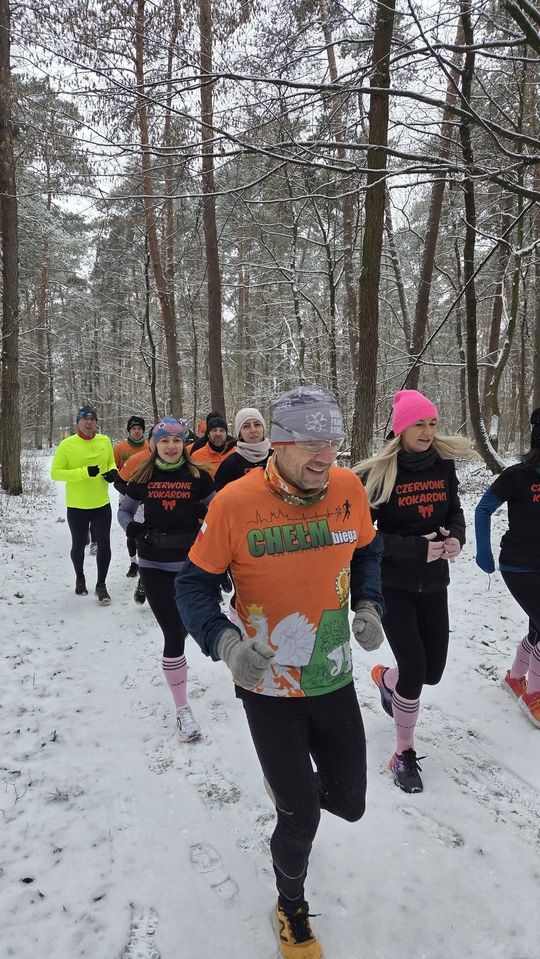 Biegacze z Chełma przywitali 2026 rok na sportowo [GALERIA ZDJĘĆ]