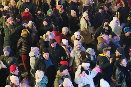 Noworoczna Potańcówka na placu Łuczkowskiego w Chełmie [GALERIA ZDJĘĆ]