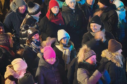 Noworoczna Potańcówka na placu Łuczkowskiego w Chełmie [GALERIA ZDJĘĆ]