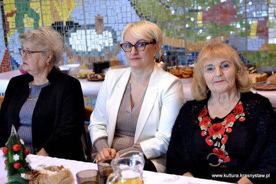 Spotkanie opłatkowo-noworoczne twórców ludowych przy Krasnostawskim Domu Kultury [GALERIA ZDJĘĆ] 