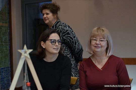 Spotkanie opłatkowo-noworoczne twórców ludowych przy Krasnostawskim Domu Kultury [GALERIA ZDJĘĆ] 