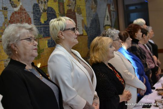 Spotkanie opłatkowo-noworoczne twórców ludowych przy Krasnostawskim Domu Kultury [GALERIA ZDJĘĆ] 